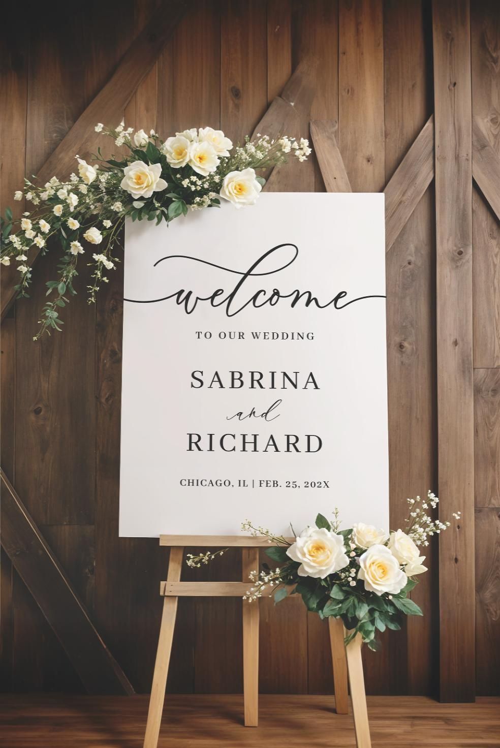 Custom Acrylic Sign – Perfect for Weddings, Birthdays, and Events!