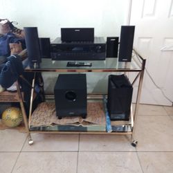 5.,Ich Home Theater System HT R380 '5 Speaker Remote W/ Insteuctins
