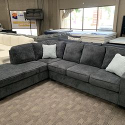Grey Blue Sofa Sectional