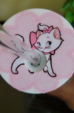 Marie Cat 12oz Libby Glass Cup