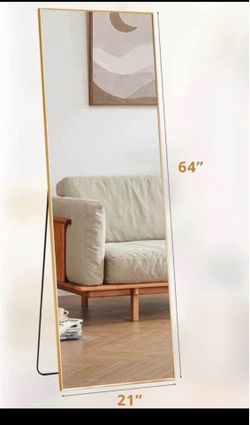 Gold body mirror