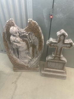 Moss covered Halloween  Graves