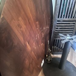 Free: a beautiful wooden table. It is just the table—no chairs included—and it is currently disassembled. Send me a message if you want it. I live nea