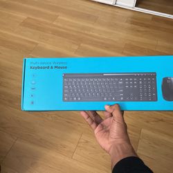 Multi device Wireless Keyboard And Mouse 