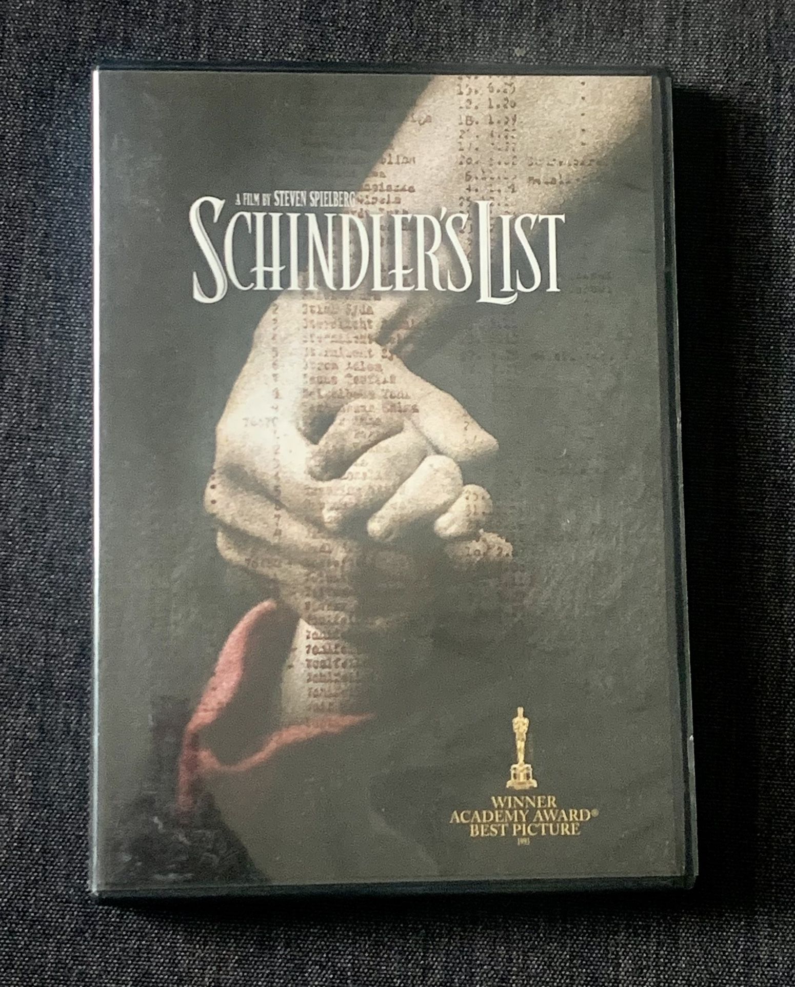 Schindlers List DVD