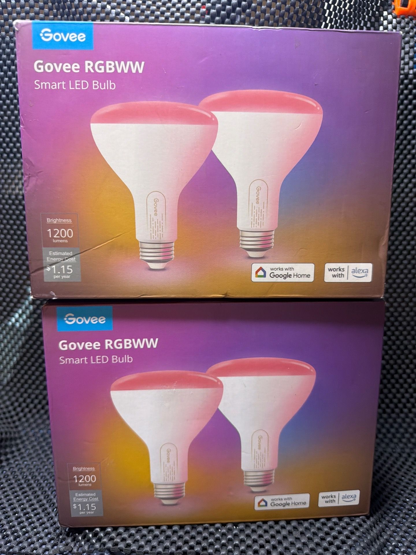 Govee RGBWW Smart LED Bulb Smart LED Bulbs – 4 Bulbs Total