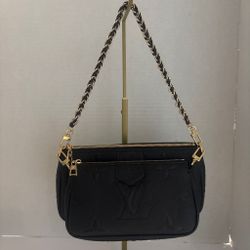 Louis Vuitton Multi Pochette Accessoires Black Empreinte