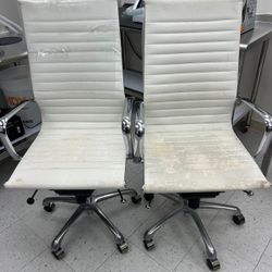 IKEA WHITE CHAIRS $15 Each