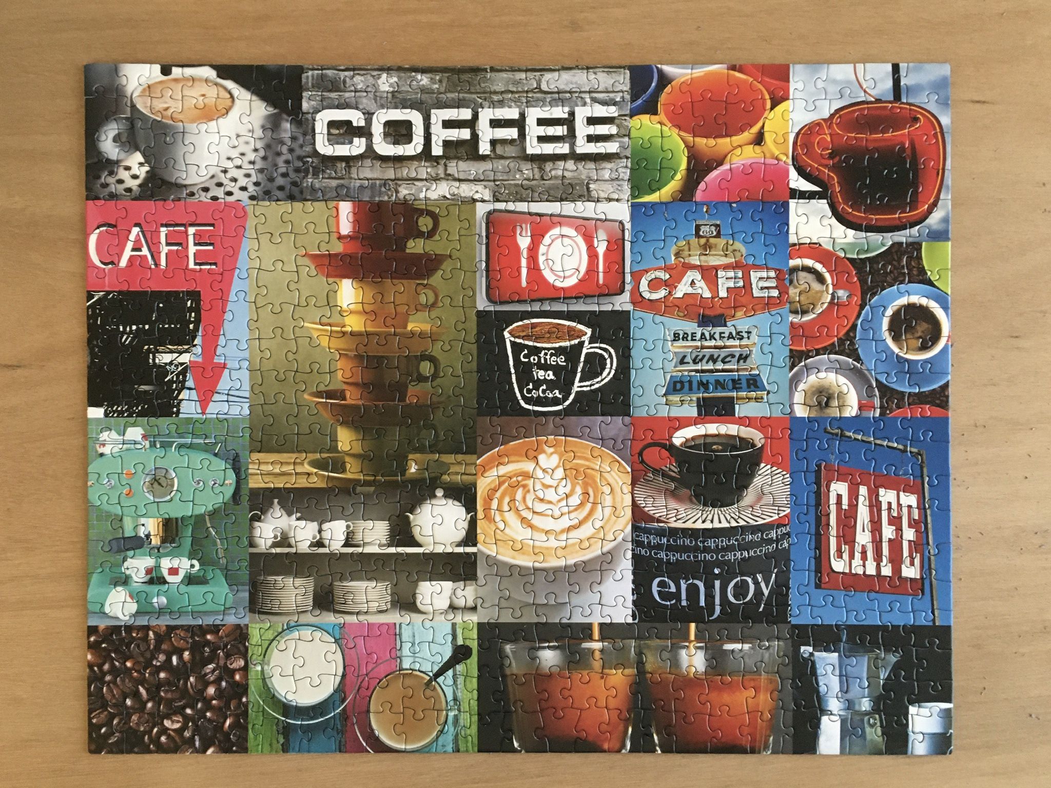 Coffee Cafe 500 Piece Puzzle