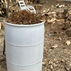 55Gallon Barrel Of Tree Compost