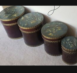 XL Stackable -Storage Drums set