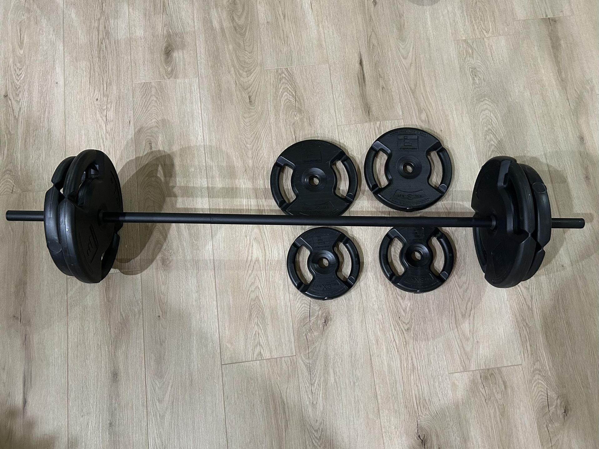 Step Fitness Bar And Weights 