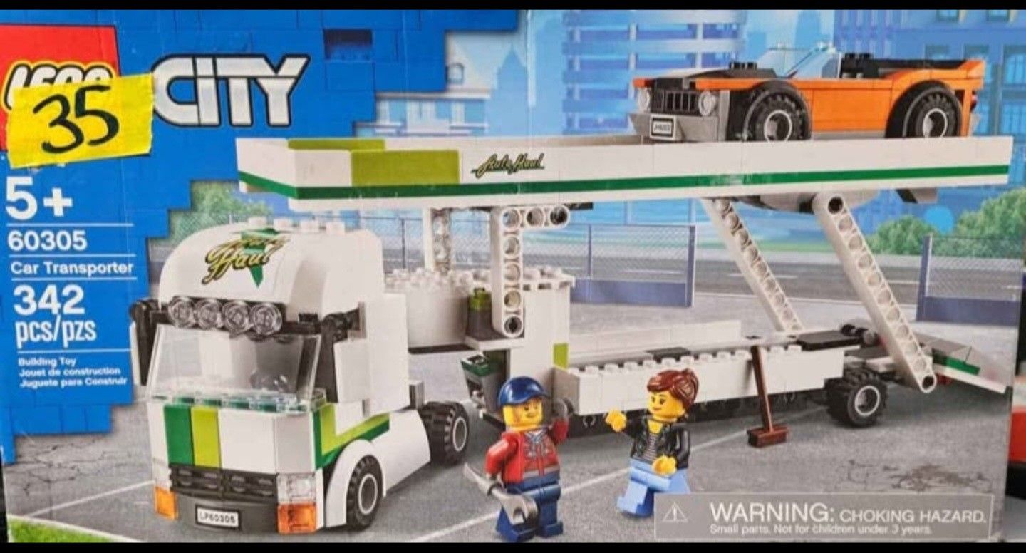 #60305-CITY CAR TRANSPORTER 