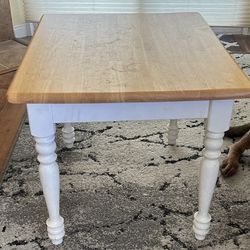 Wood End Table 
