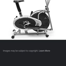Elliptical bike exercise machine 