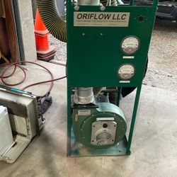 Oriflow Lynx Duct Leakage Tester, used for measuring the air tightness of HVAC ductwork. 