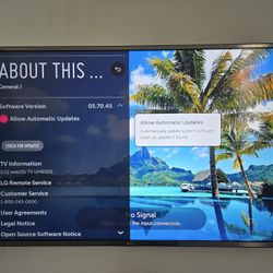 Selling 2 - 4k 65 Inch and 49 Inch LED LGTV as is