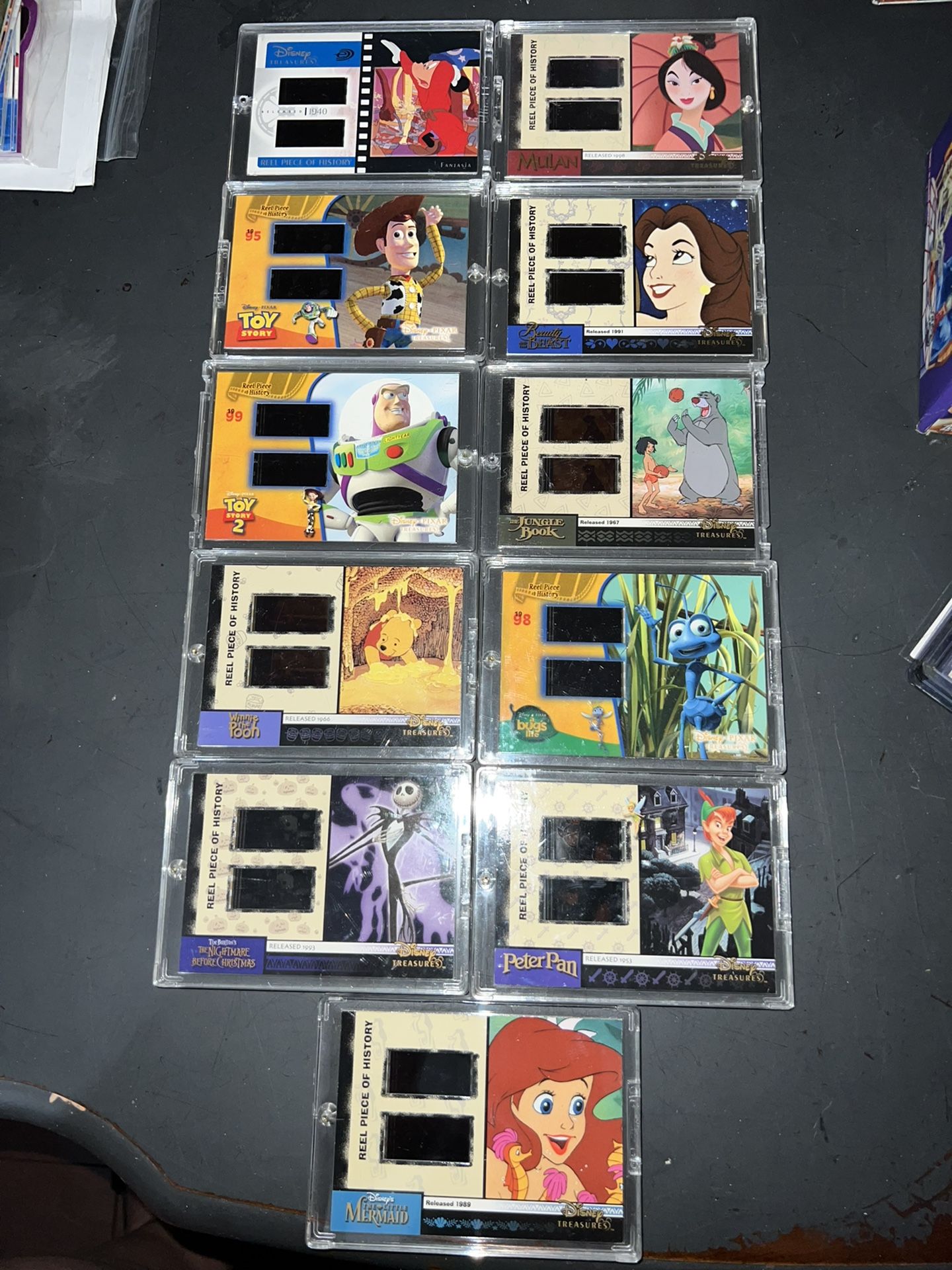 Reel Piece Of History Disney Collectable Cards