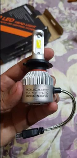 2Pcs Auto LED H1 H3 H7 H8 H11 H4 H13 HB3 9005 HB4 9006 9007 Car Headlight Bulbs COB 72W 8000LM Automobiles Lamp 6500K Luces LED *6 Months Warranty*