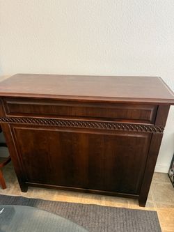Vintage Wooden Bar Cabinet
