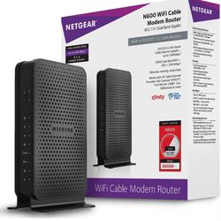 NETGEAR N600 WiFi Cable Modem Router 