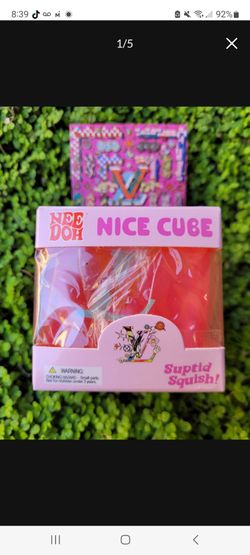 Pink Squishy needoh nice cube inspired