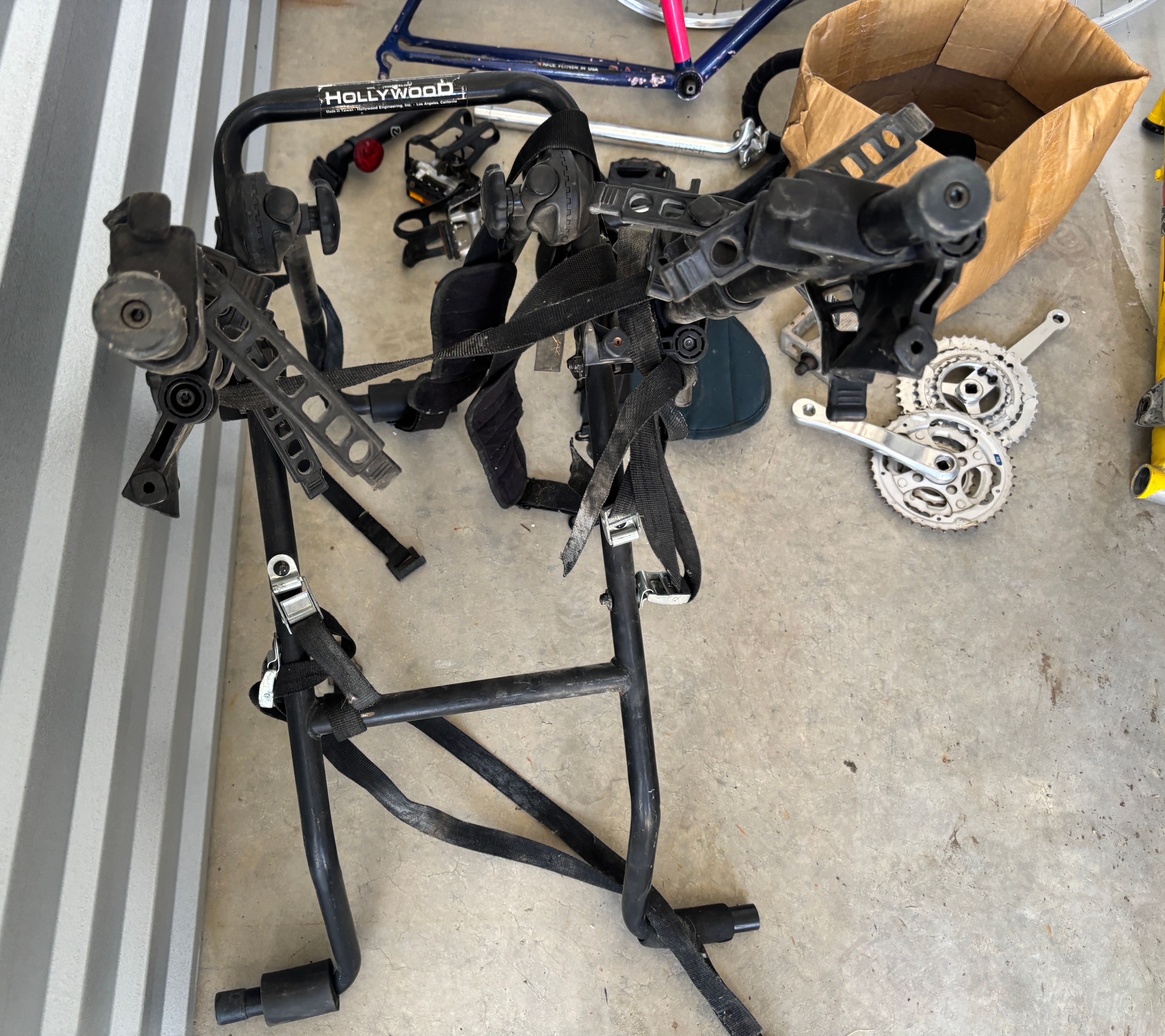 unit 115-Bike parts, TREK frame, Rims - make offer all or parts