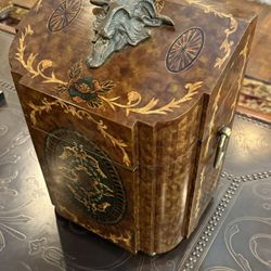 Ram Head Decorative Wooden Box