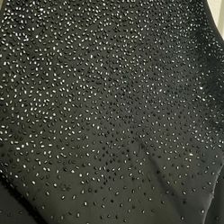 Black Beaded Formal Gown Dress