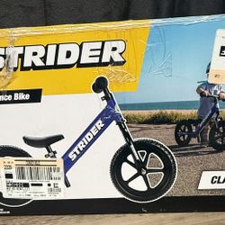 Strider 12 Inch Balance Bike Classic Model for Toddlers 18-36 Months Old