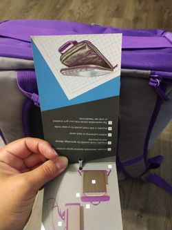 Tech Backpack (Purple/Silver) 