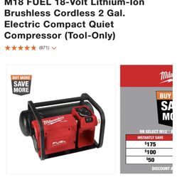 Milwaukee M18 Compressor 