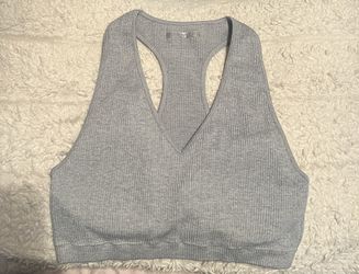Gray Sports Bra 