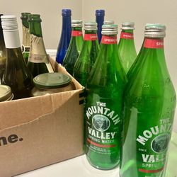 Glass Jars & Wine Bottles 