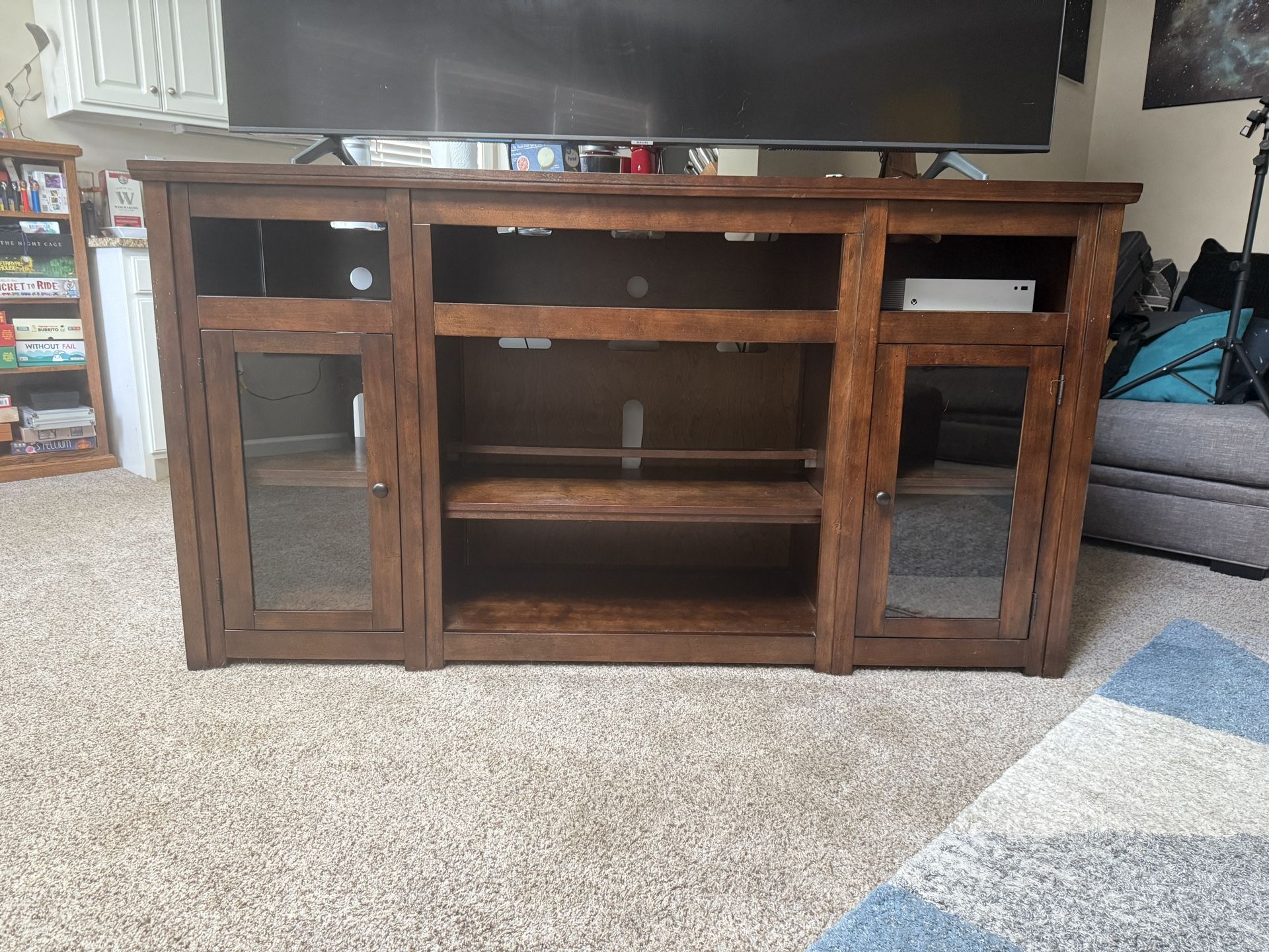 Ashley Furniture Harpan 72” TV Stand Entertainment Center