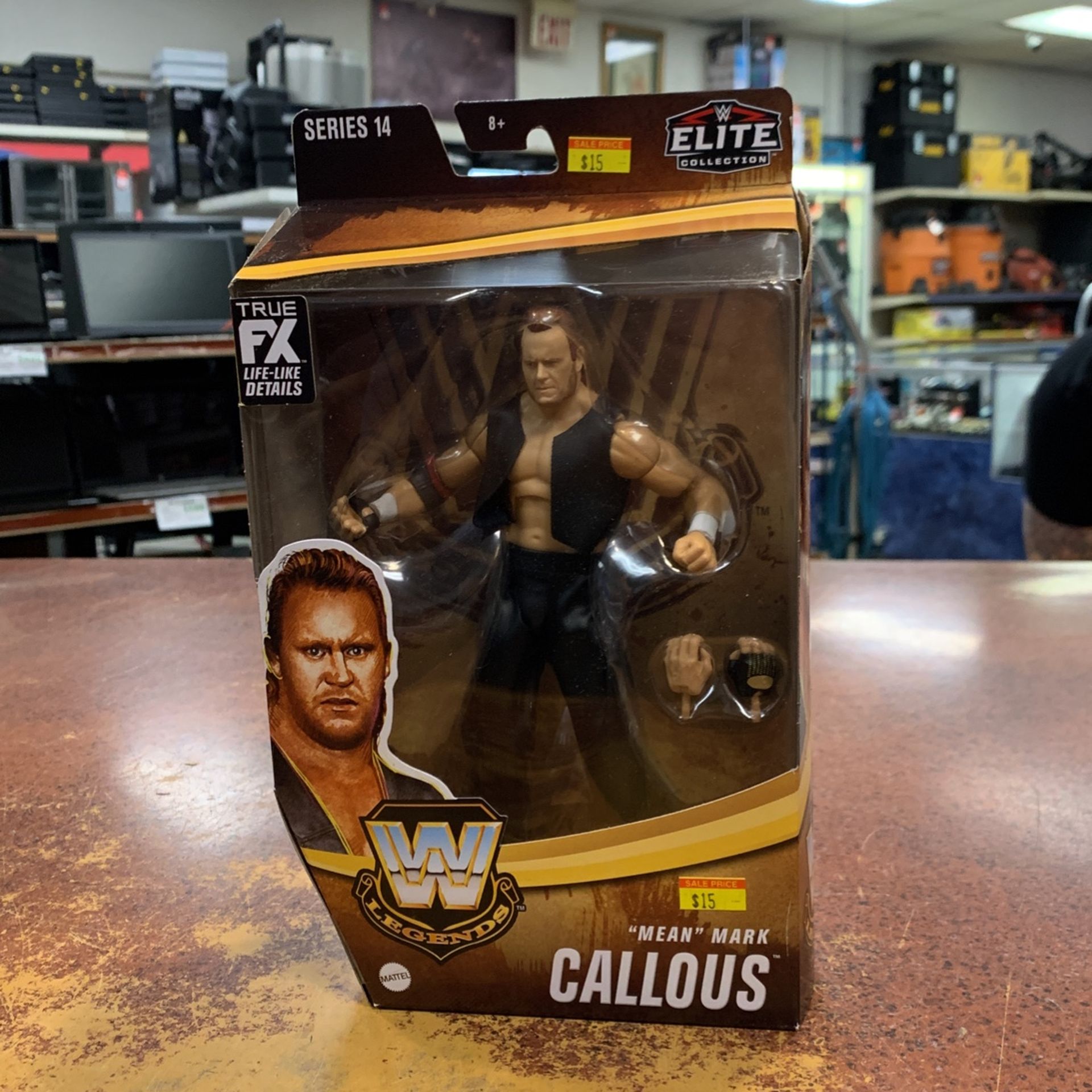 WWE Elite โMeanโ Mark Callous Figure