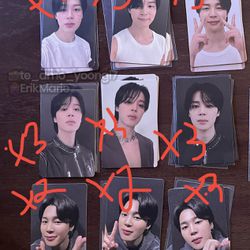 BTS Jimin Face Photocards