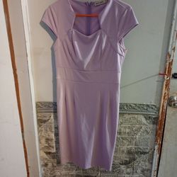 Grace Karin Lavender Bodycon Midi Dress