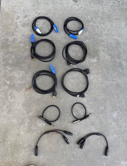 Power Con, IEC , XLR cables
