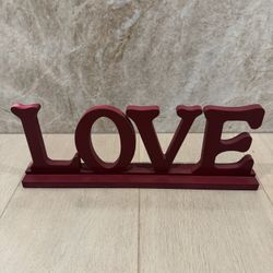 Wood LOVE sign Home Decoration