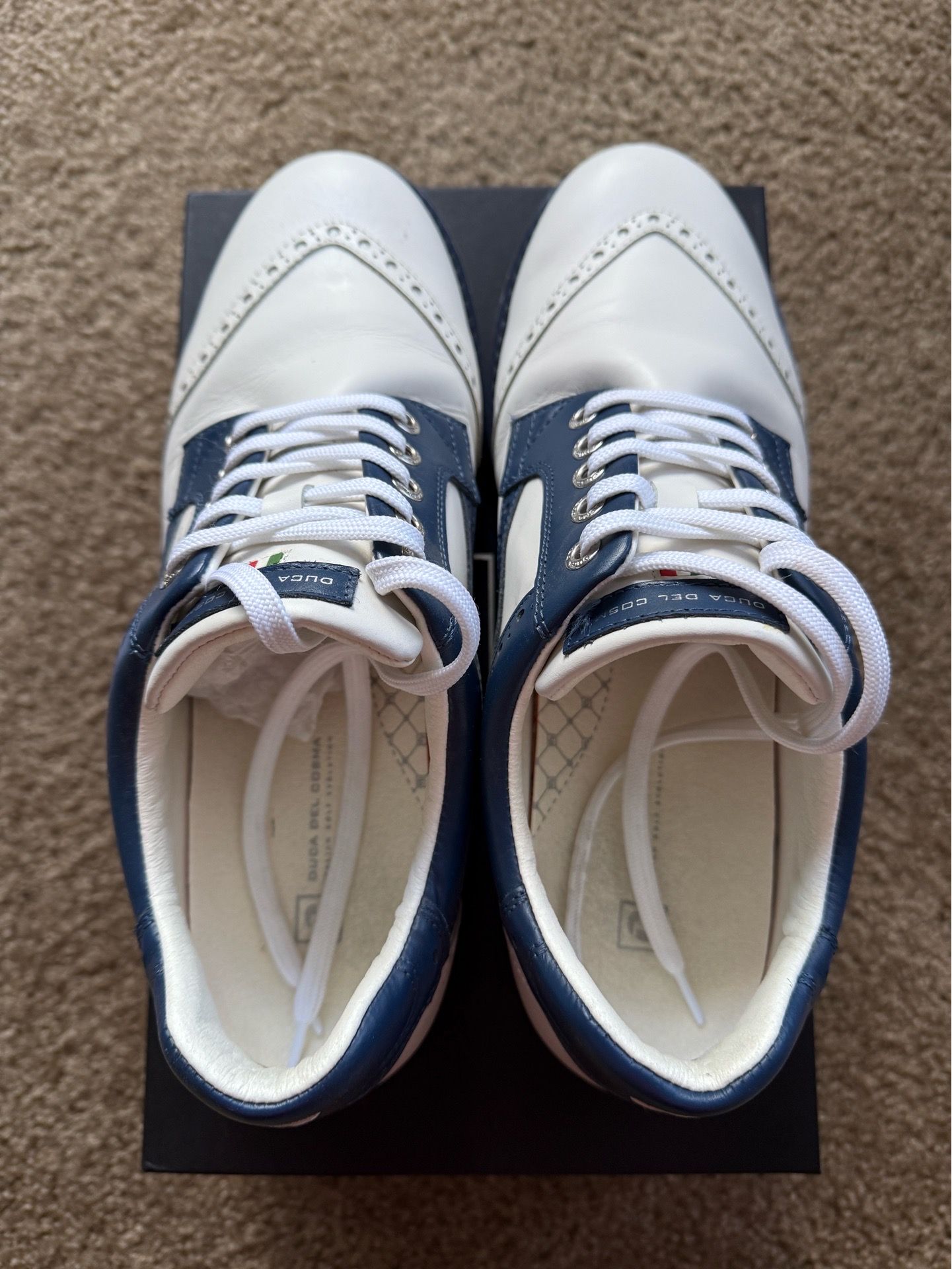 Duca Del Cosma Barasso Real Leather Golf Shoes (M10)