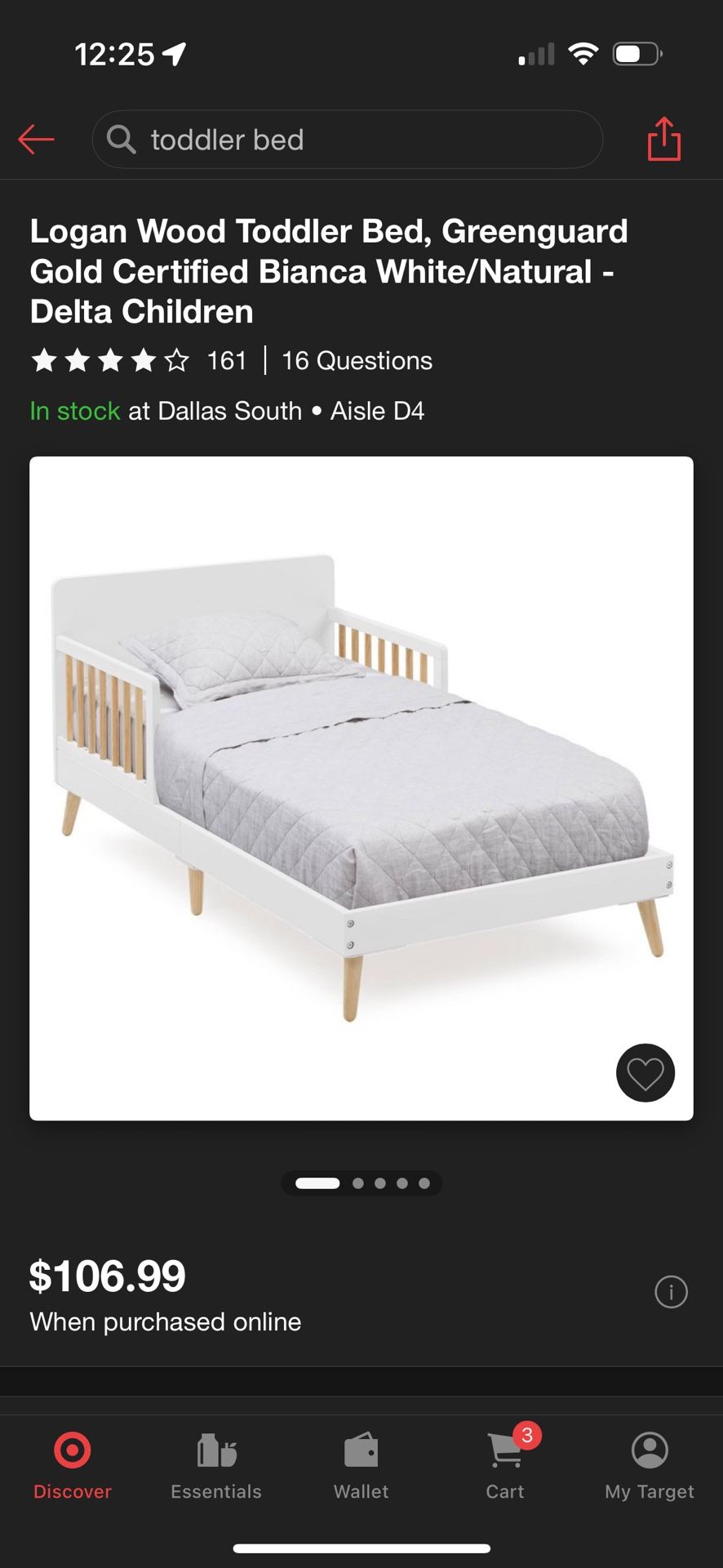 Target Toddler Bed