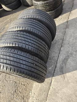 205/65/15 (4) Tires About 80% Life For Toyota Camry Or Corolla 