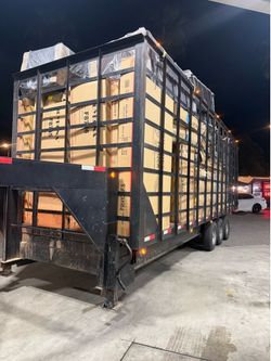 BIG LONG DUMP TRAILER