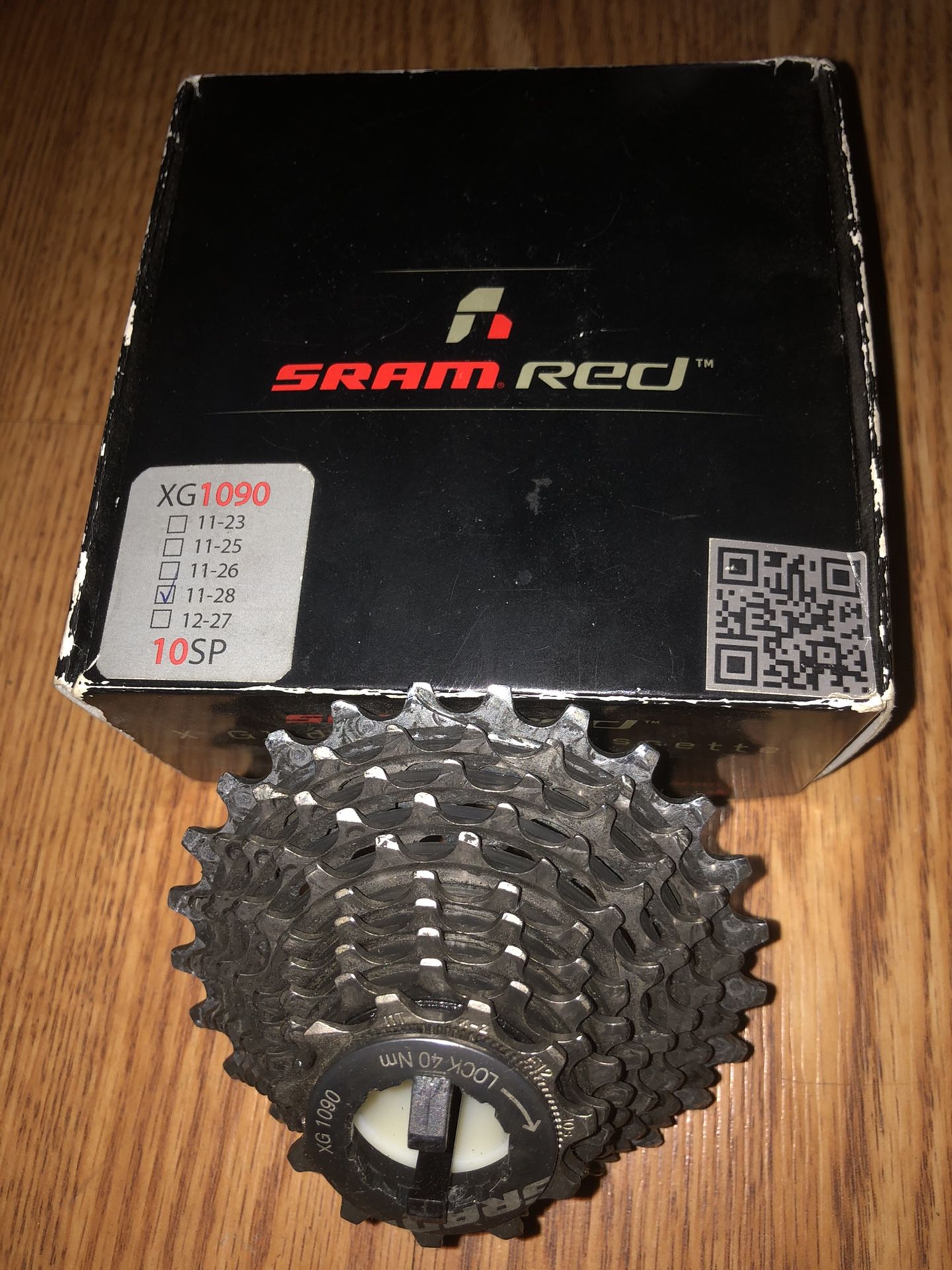 SRAM red 11-25 10 speed Bicycle cassette. Originally $349