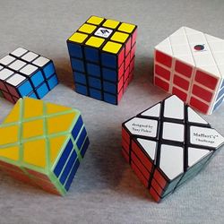Five Unusual Cube Puzzles