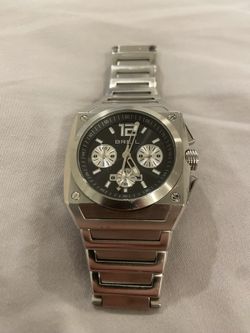 2-Watch Bundle - Breil Stainless Chrono & Fossil Diamond Dress Watch