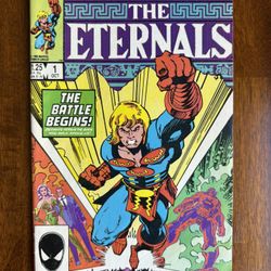 Eternals #1 (1985) Marvel Comics First App Phastos The Eternals Comic Book