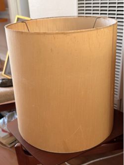 TEXTURED DRUM LAMPSHADE 1955  . . . ORIGINAL OWNER