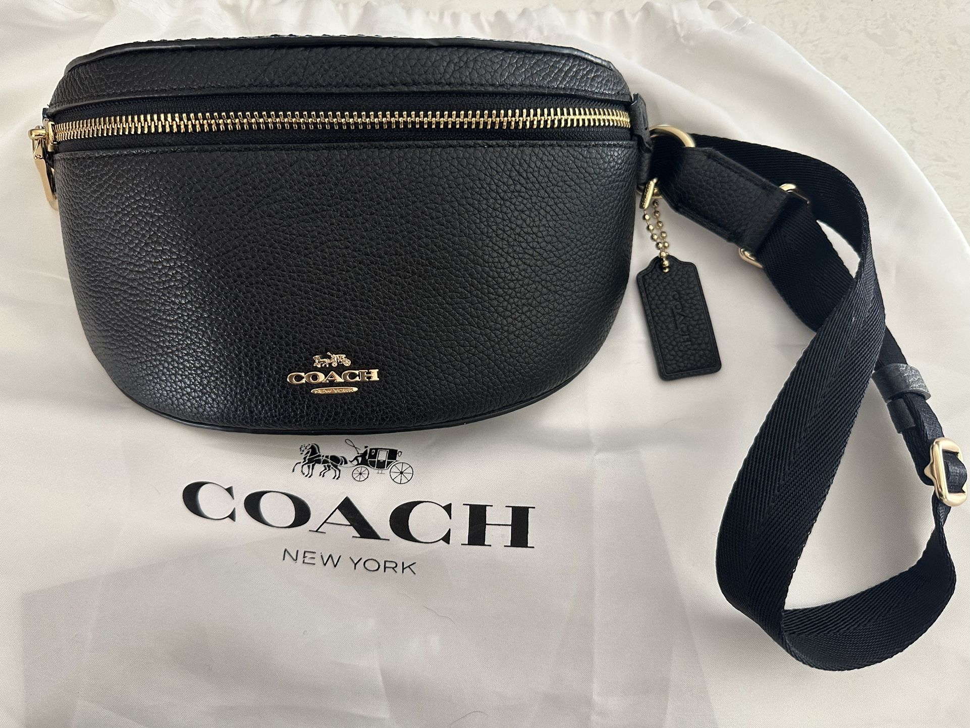 Leather Coach Fanny